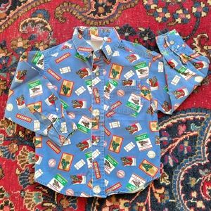 Vintage Little Levi's Button Down Denim Shirt 3T